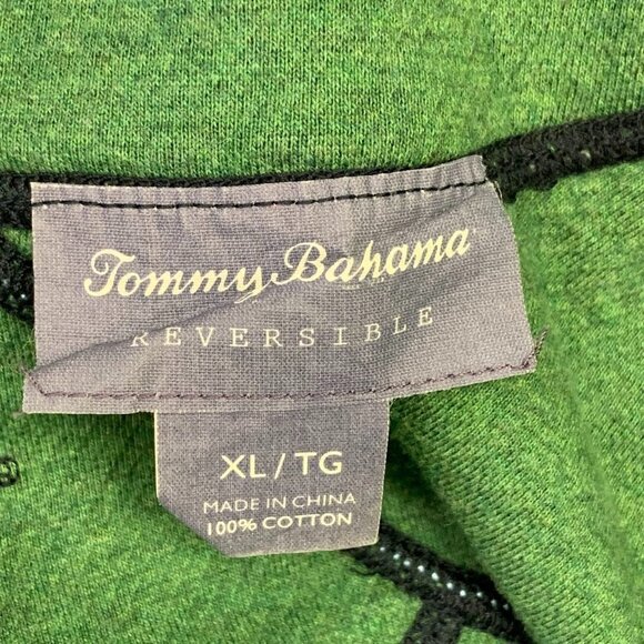 Tommy Bahama Men's Flip side Twill Reversible Half Zip Pullover Size XL - Picture 10 of 13